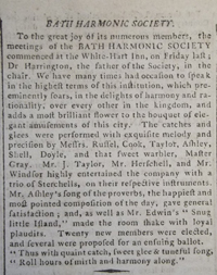 Bath Herald 8th Dec 1798